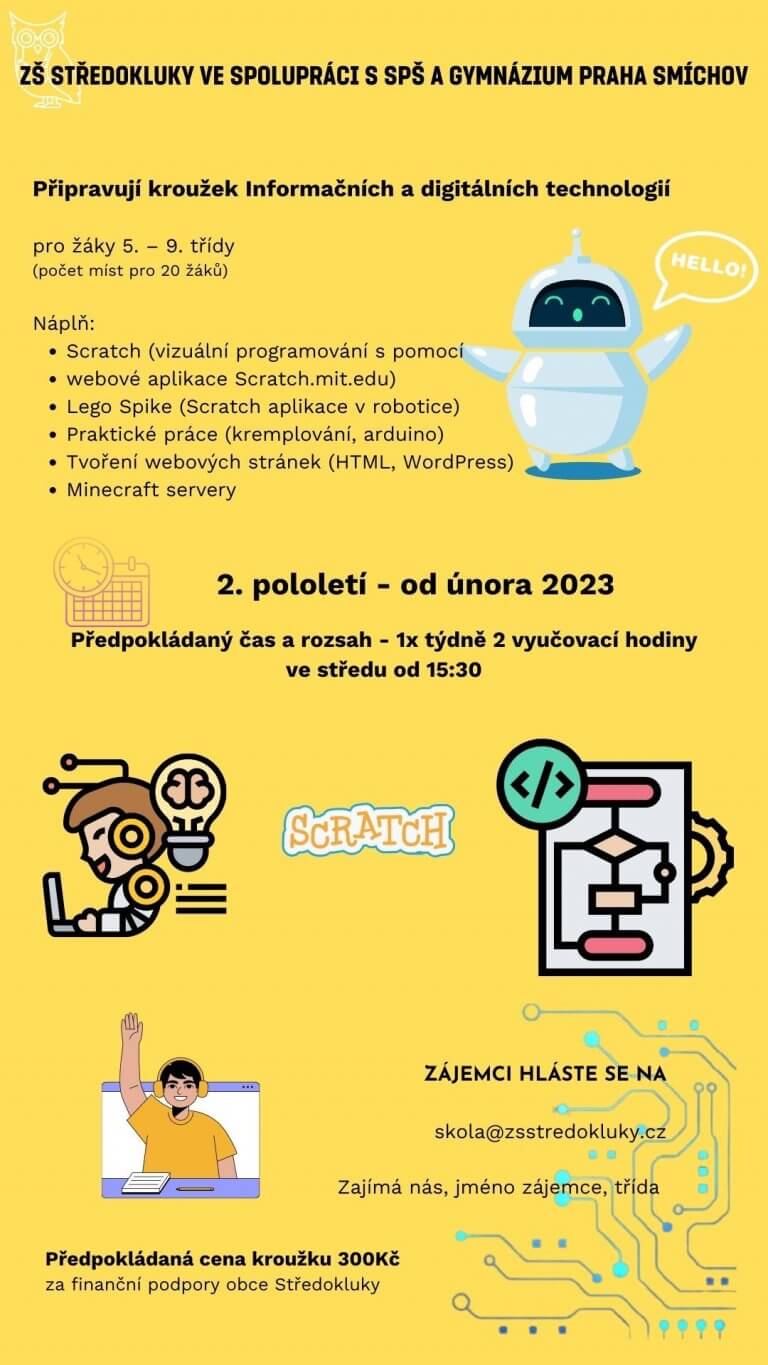 Nový kroužek Informatiky