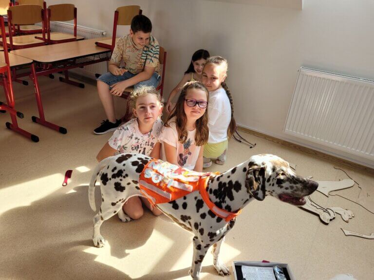 Canisterapie čtvrťáků