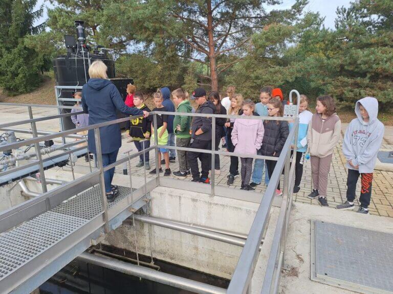 Exkurze v čističce odpadních vod