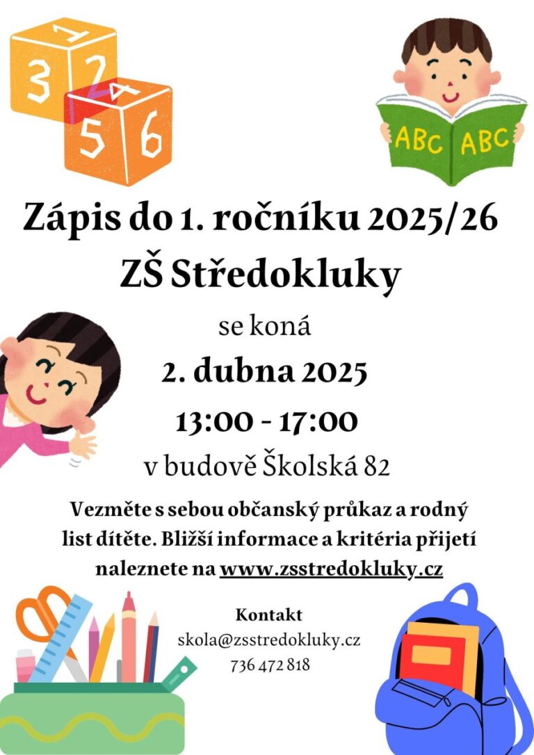 Zápis do prvních tříd