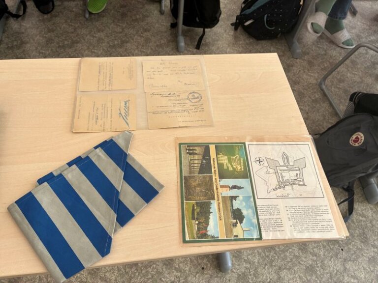 Beseda s Jiřím Pitínem a žáky 9.A