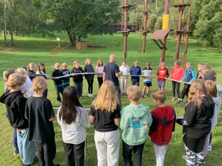 Adaptační kurz šestých tříd v Kácově