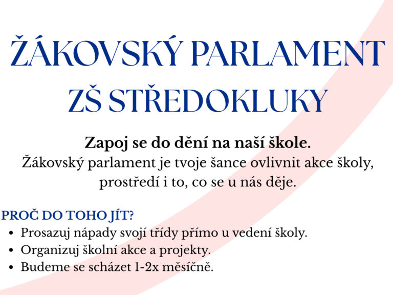 Na naší škole vzniká žákovský parlament